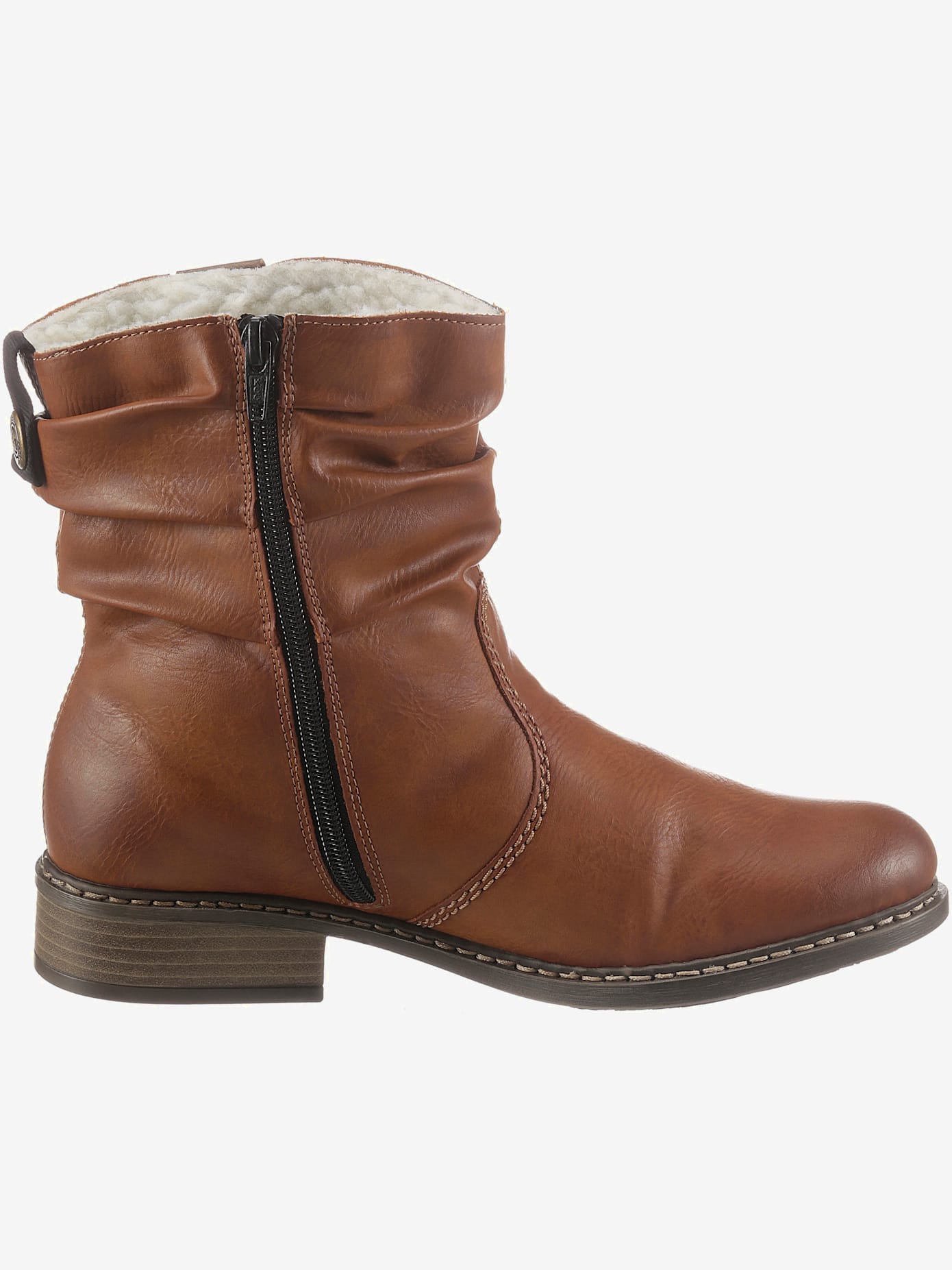 Bottines d'hiver fronces tendance