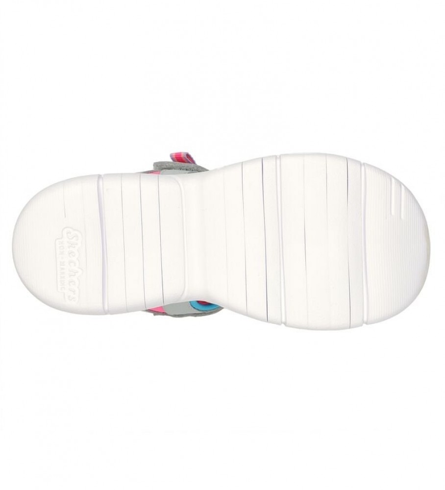 Sandálias Skechers Flex Splash cinza