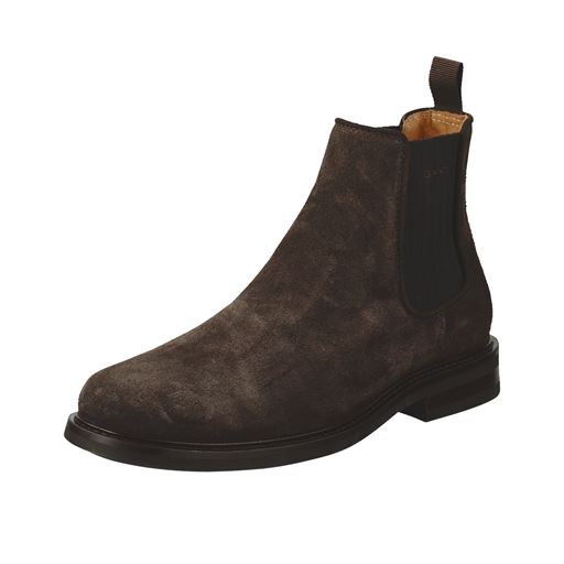 GANT St Fairkon Chelseastøvler, Dark Brown, 46