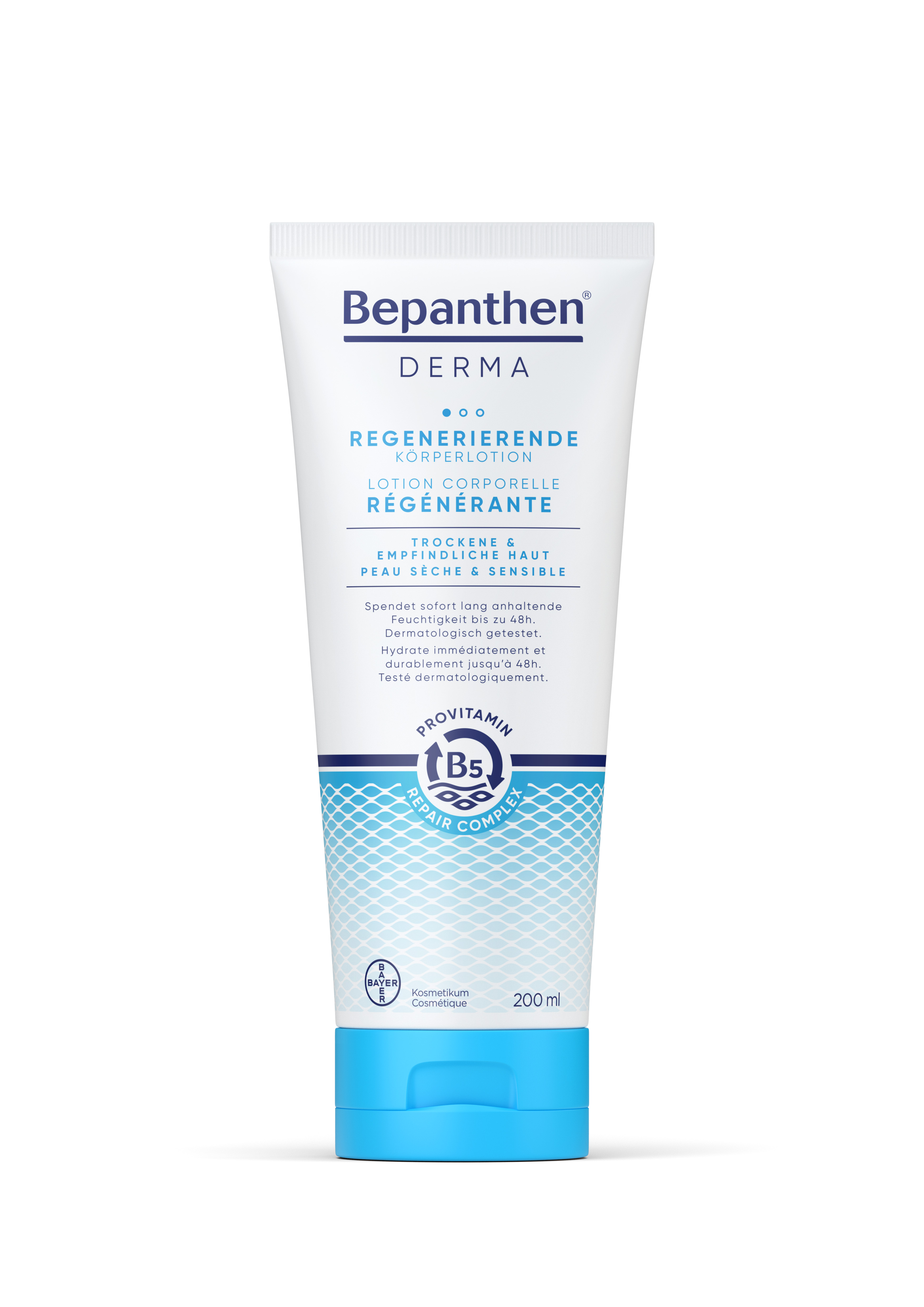 BEPANTHEN DERMA Körperlotion<br>200 ml, Tube, Lotion, regenerierend