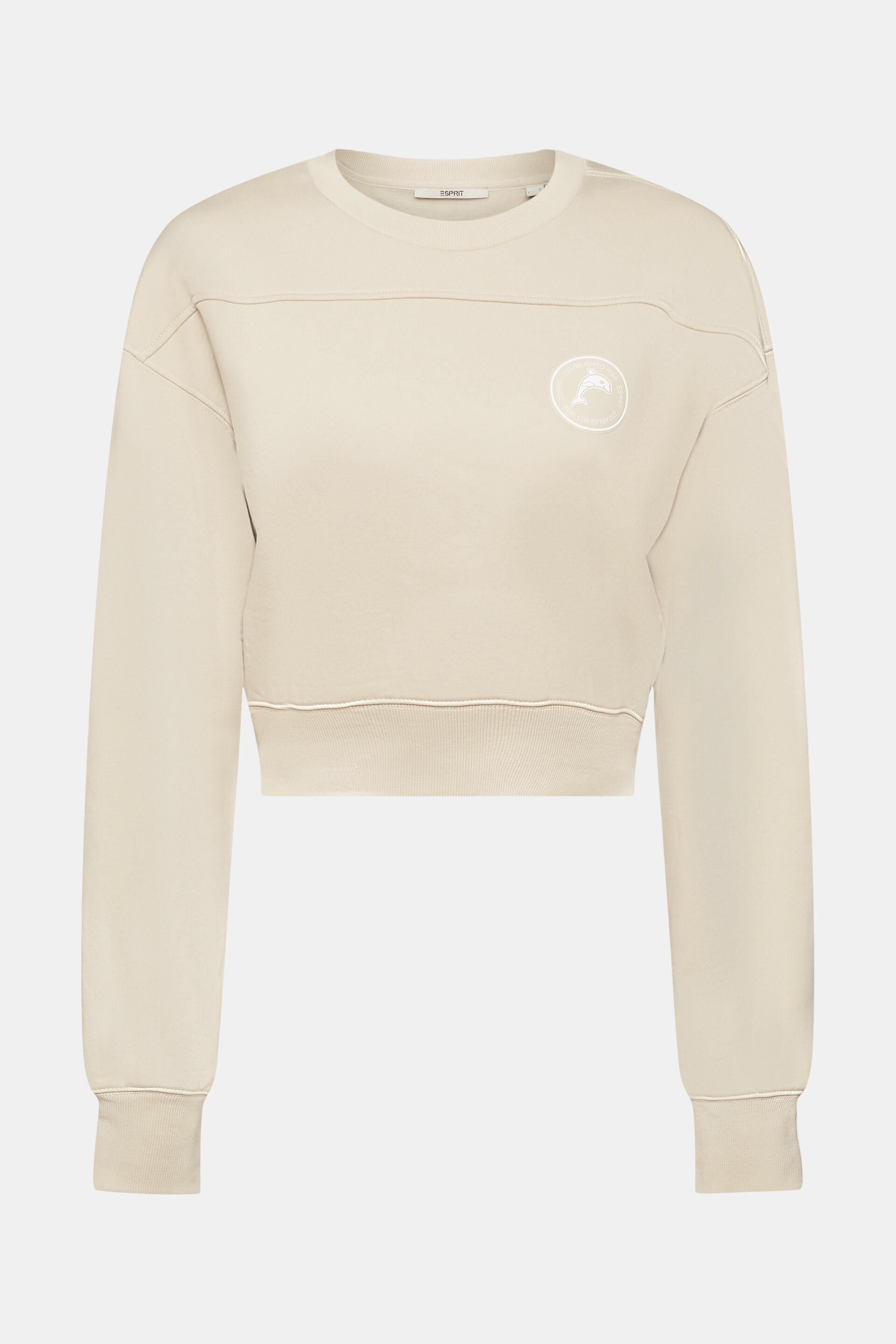 En matière recyclée le sweat-shirt court