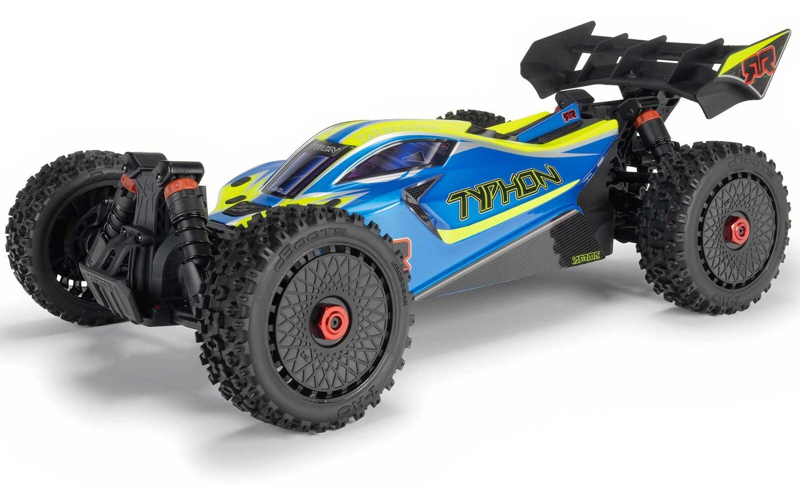 Buggy Typhon MEGA 665, Blau 1:8, ARTR<br>Off-Road 4 x 4 Buggy mit Brushed Motor