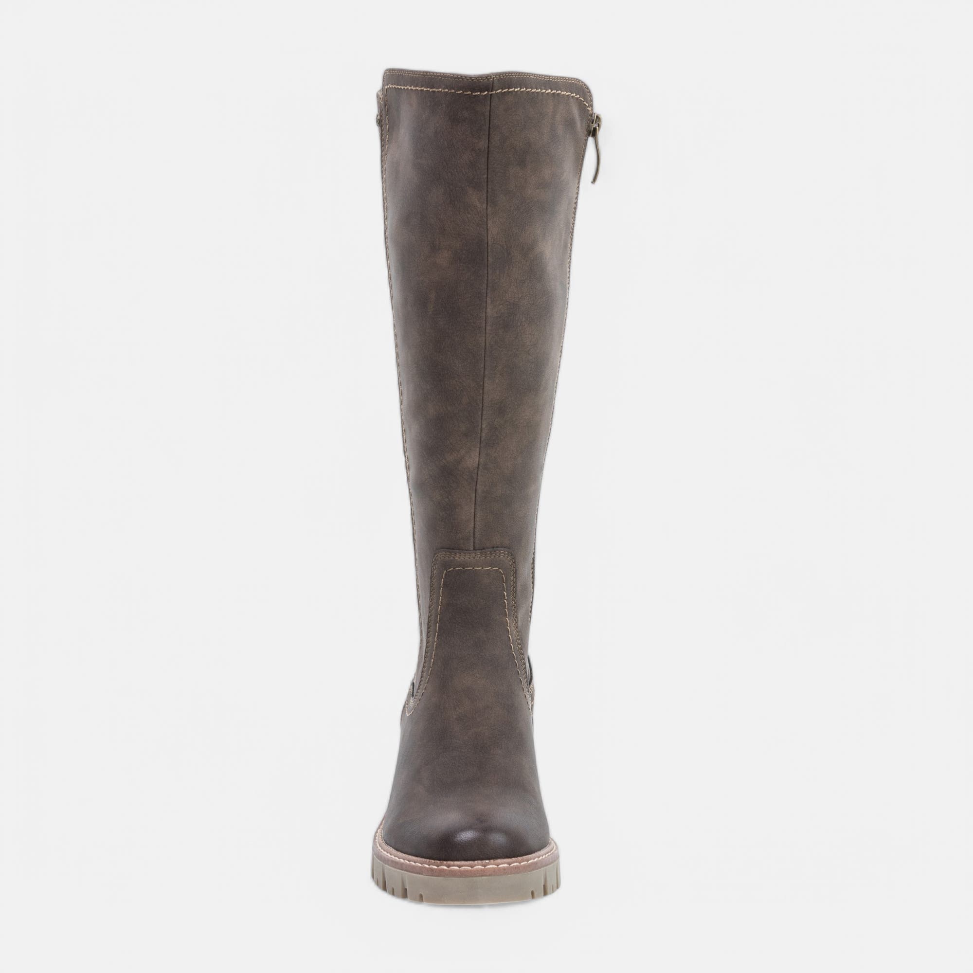 Bottes à talon Femme marron