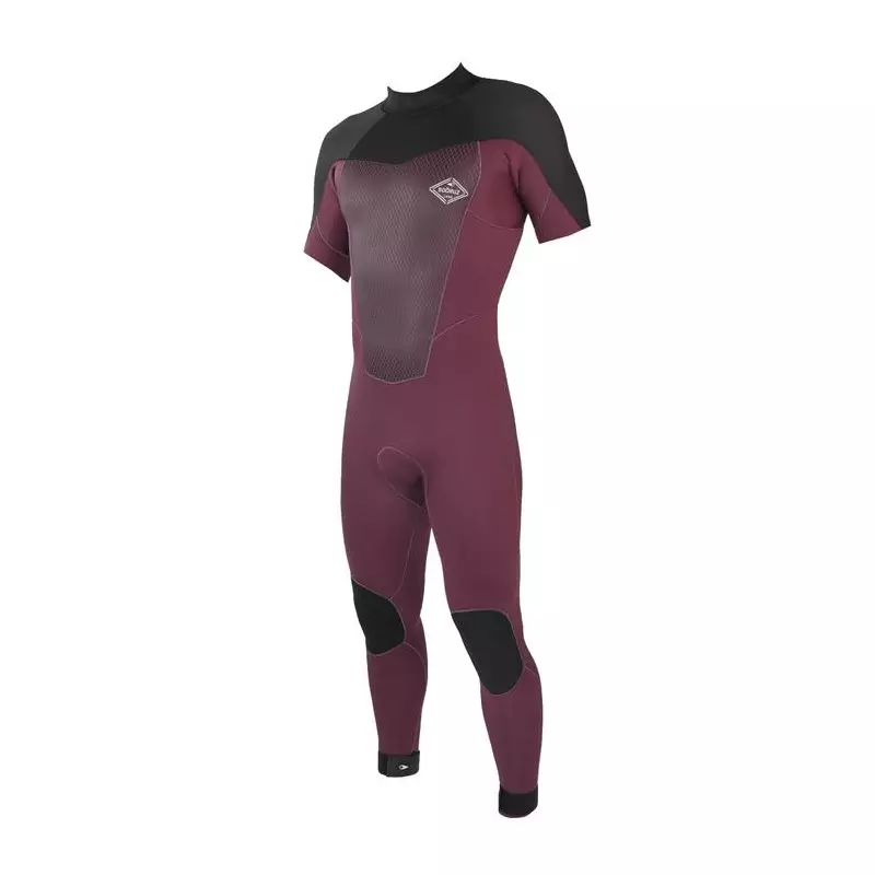 Combinaison steamer SOORUZ Fighter 3/2 SS Backzip Wine