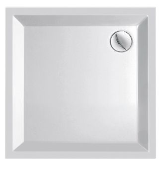 Plieger Kwadrant douchebak vierkant 90x90x5cm wit