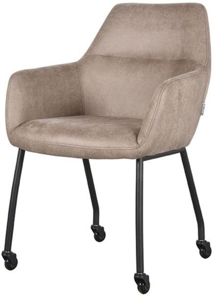 Eetkamerstoel Taupe IH-50.198 Lenny B56 x D64 x H84 cm
