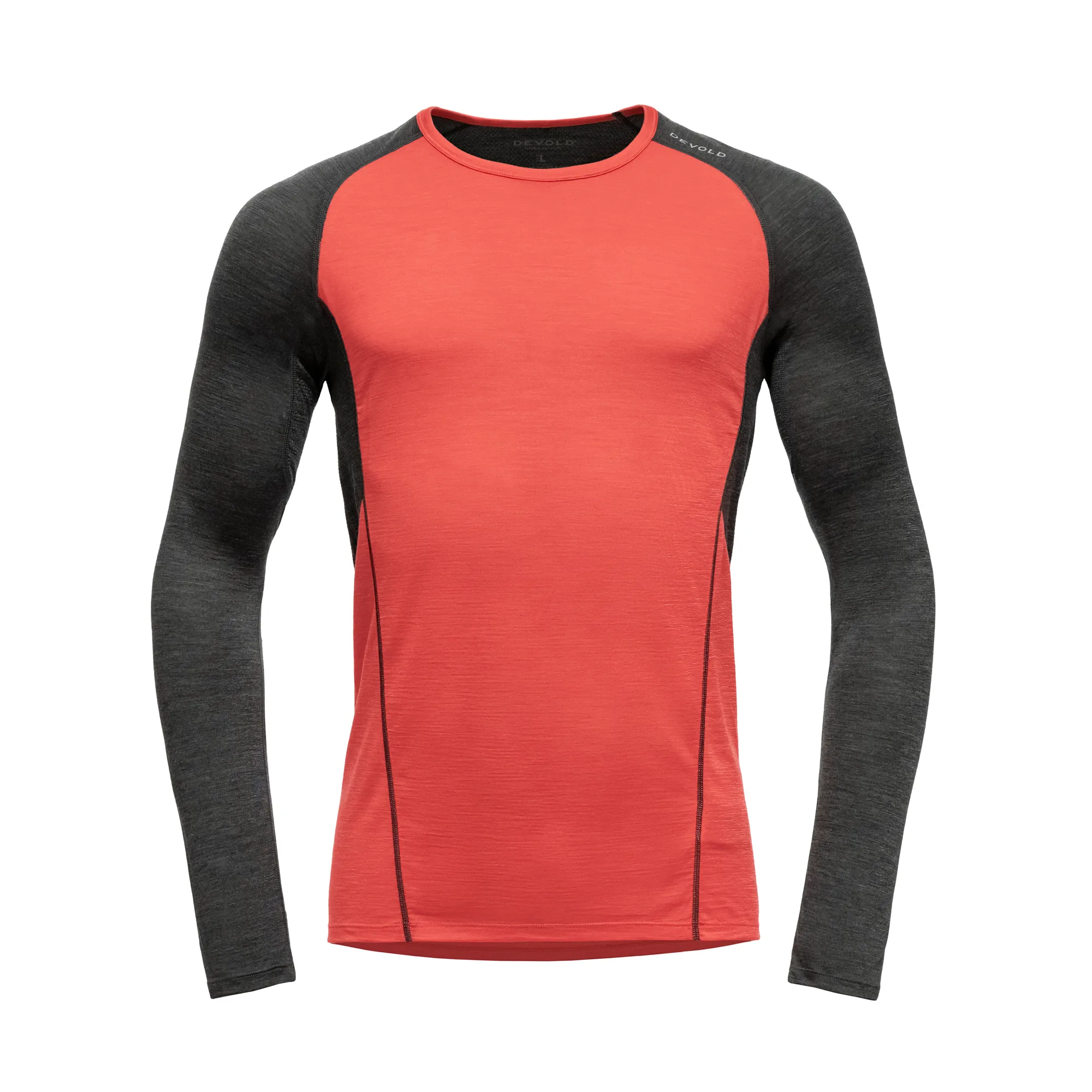 Devold Men's Running Merino 130 Shirt Cayenne