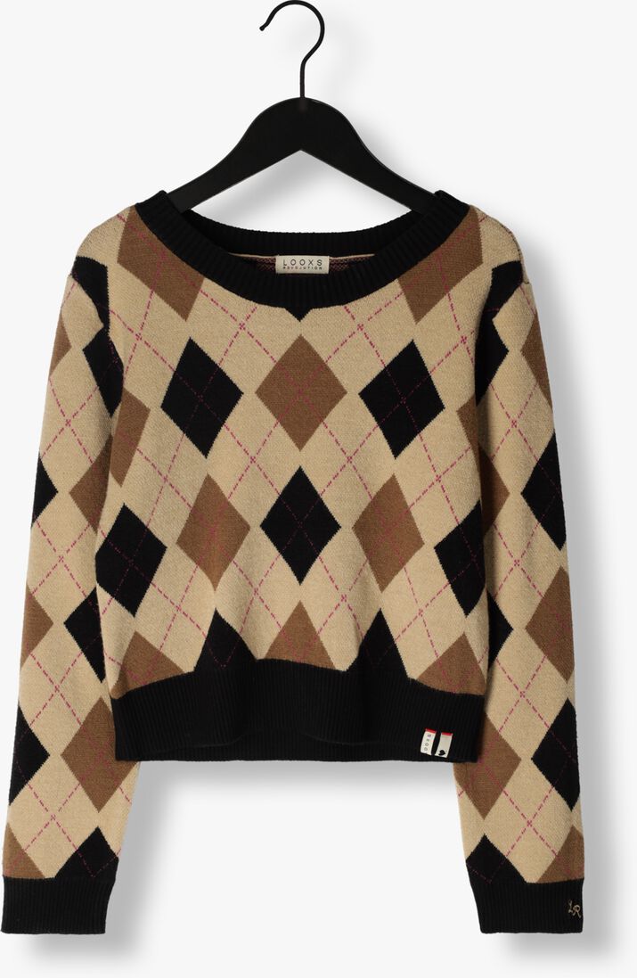 LOOXS 10sixteen bruine looxs 10sixteen trui 2332-5363