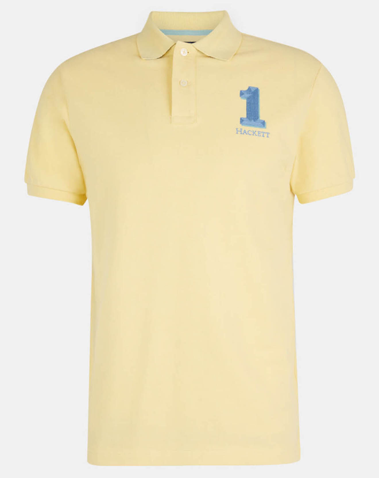 Hackett London Polo Numéro 1 jaune clair