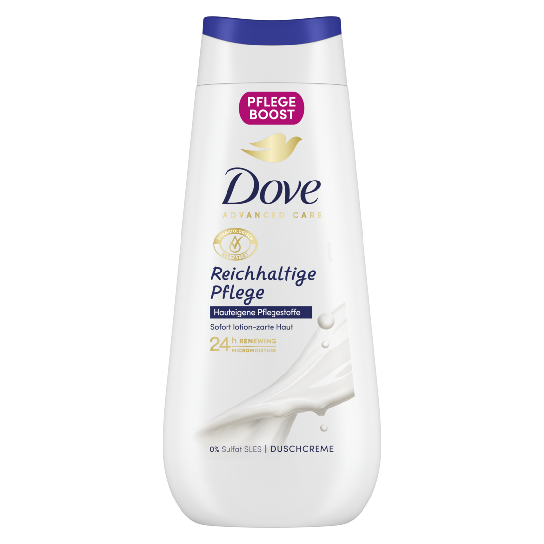 DOVE Advanced Care Duschcreme<br>225 ml, Flasche, Creme, reichhaltig