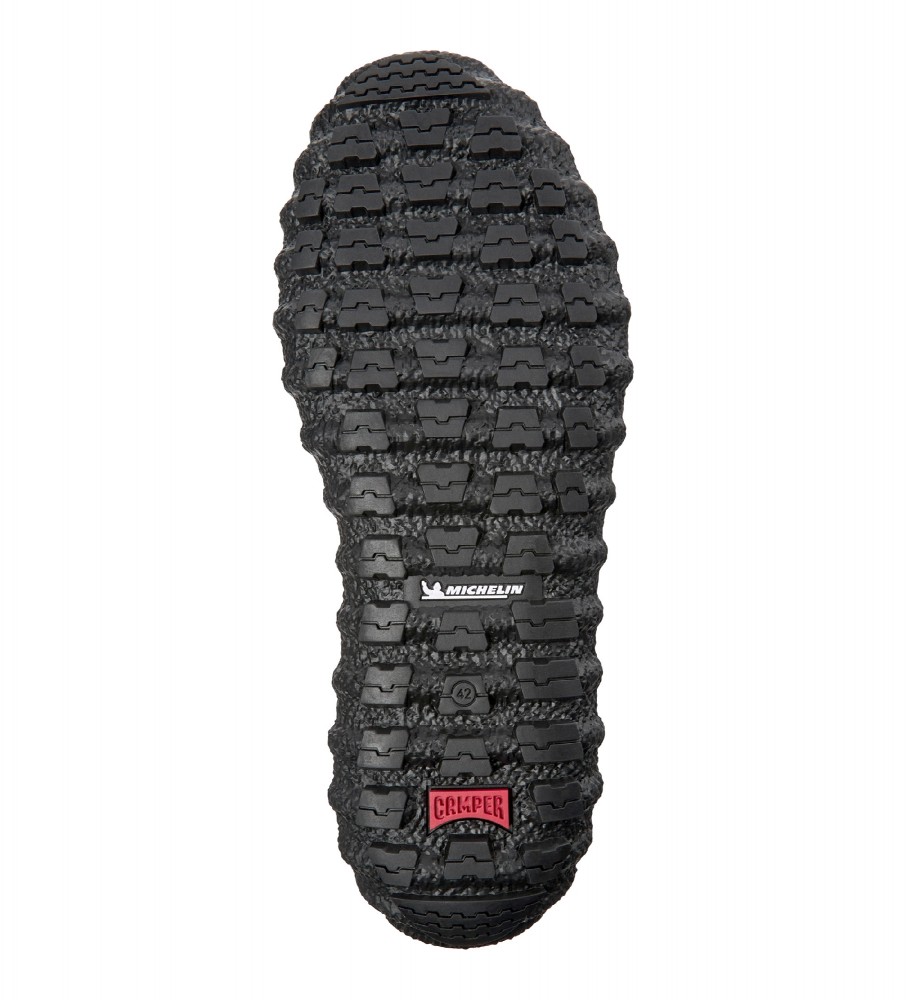 Botas de couro preto Camper Ground