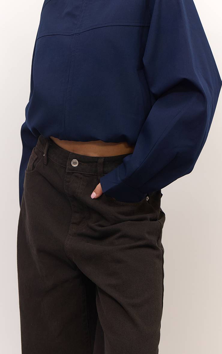 Chocolat Short En Jean Long Taille Basse