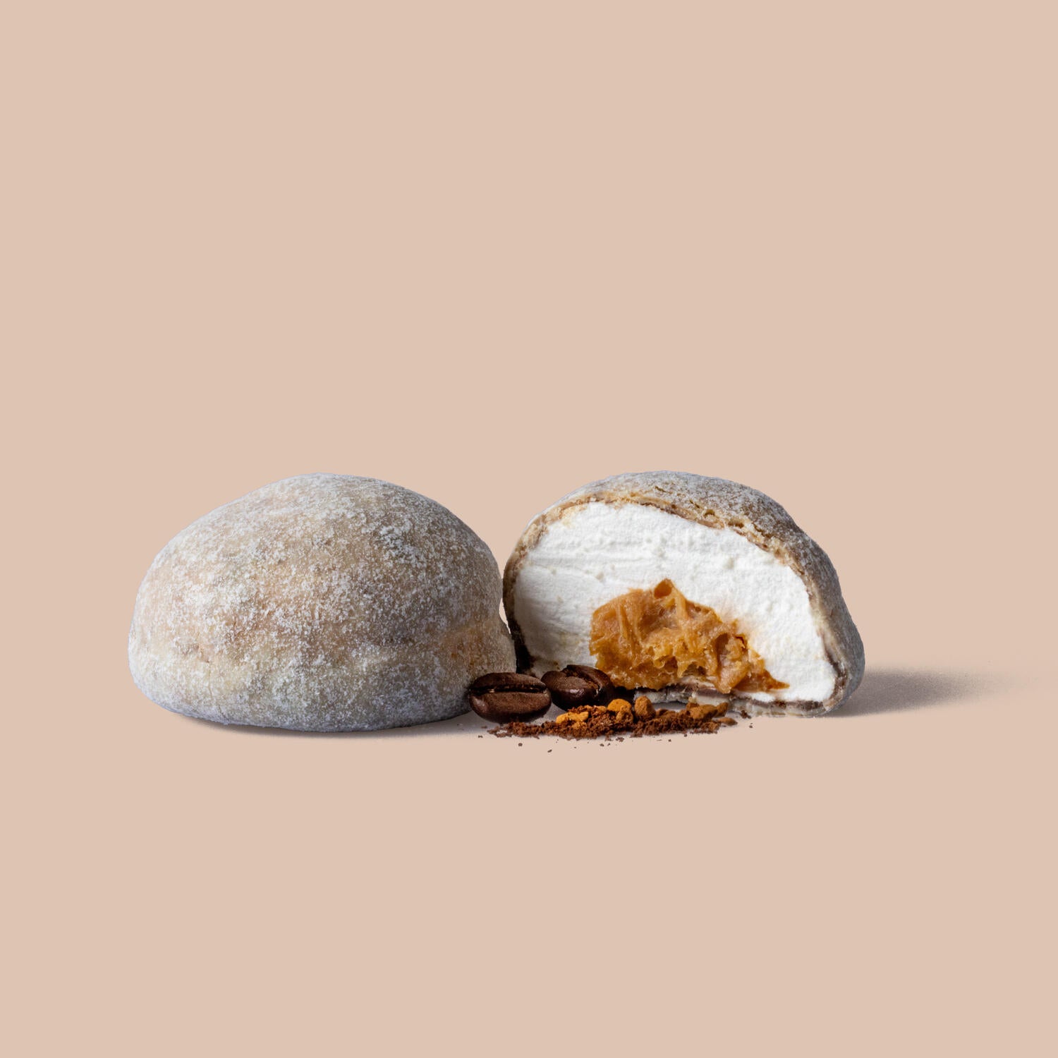 The Mallows  Caramel Filled skumfiduser - hvid chokolade, kaffe & havsalt