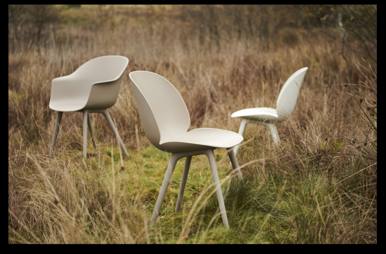 Gubi Beetle outdoor tuinstoel beige