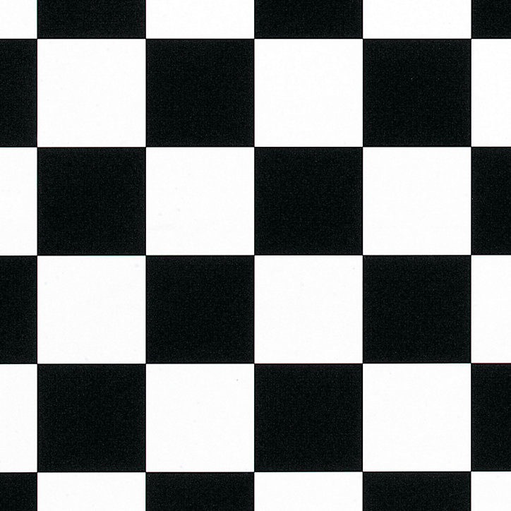 Rouleau PVC Ecofloor damier noir et blanc L.2 m (vendu au m²)