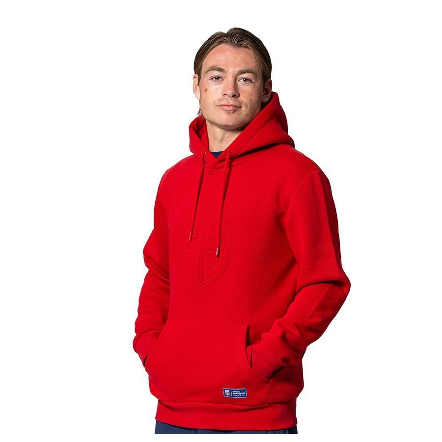 Norvège Crest Sweat à Capuche - Rouge