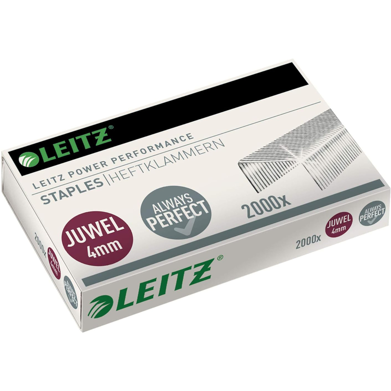 Leitz Heftklammern Juwel, 4 mm, 2000 Stück