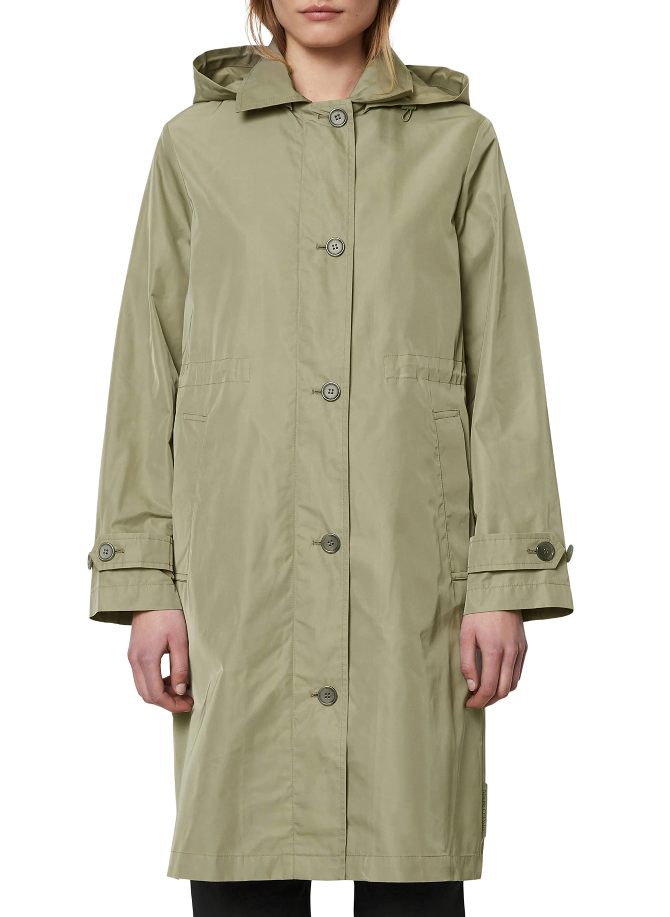 Imperméable à capuche| Kaki
