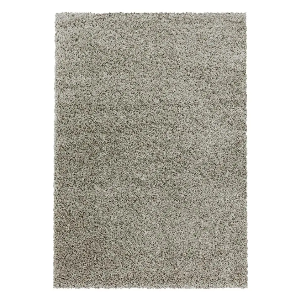 Monaco Soft Shaggy Hoogpolig Vloerkleed Beige - 140x200 CM