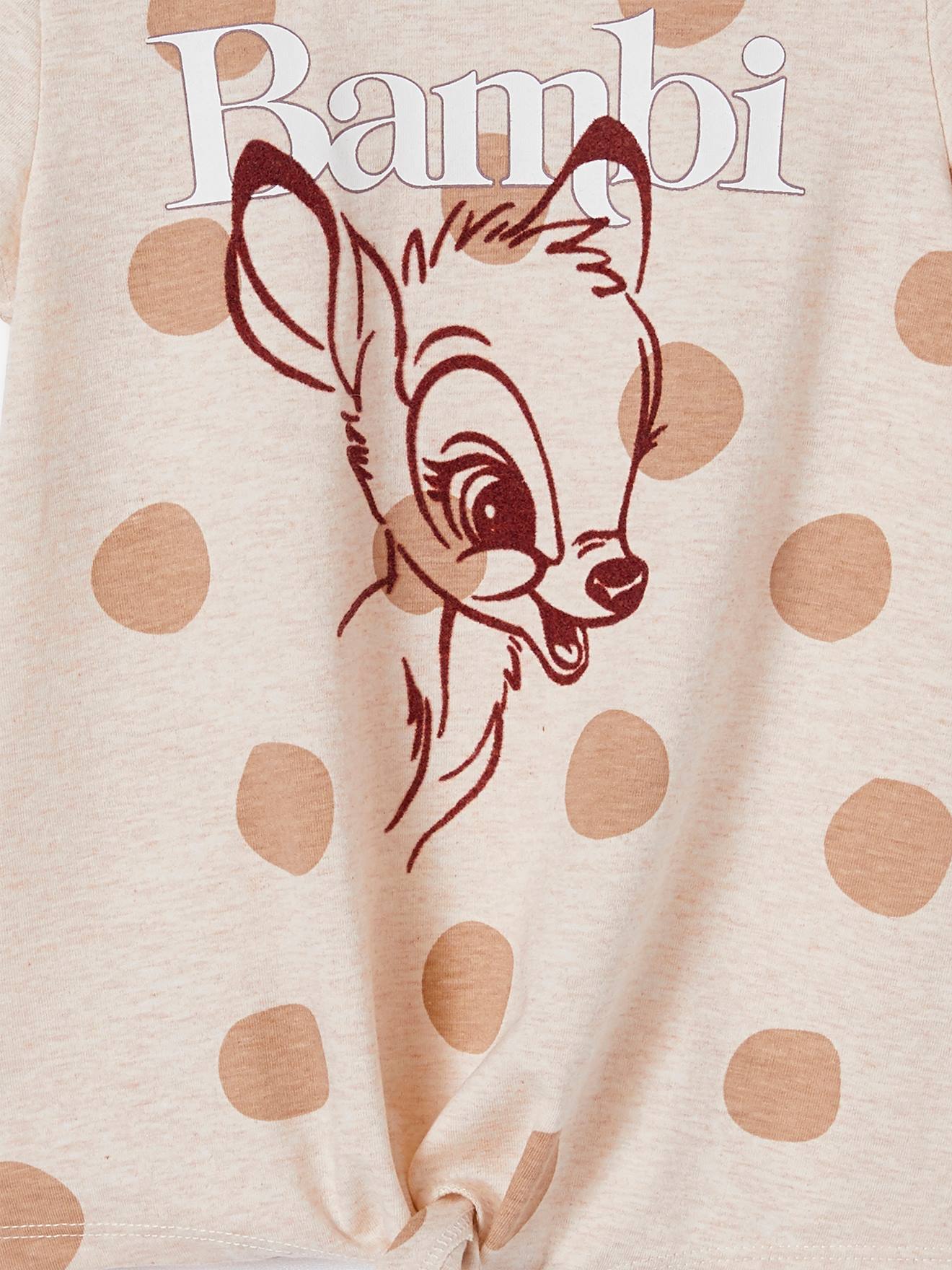 Camiseta de manga curta DS® Bambi, bege mesclado