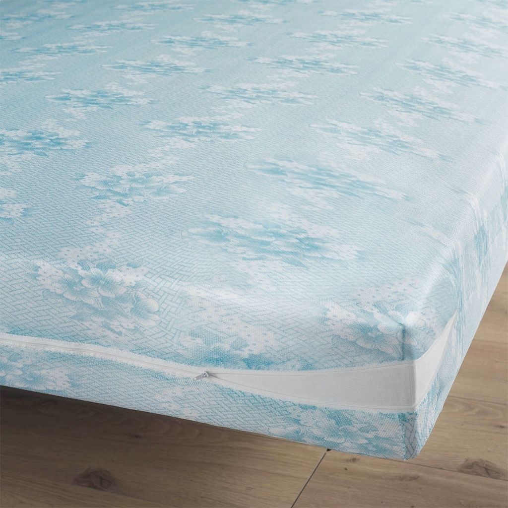 Rénove-matelas bleu 90 x 190 cm