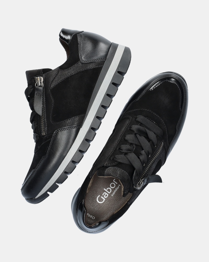 Gabor Lage sneakers  - zwart