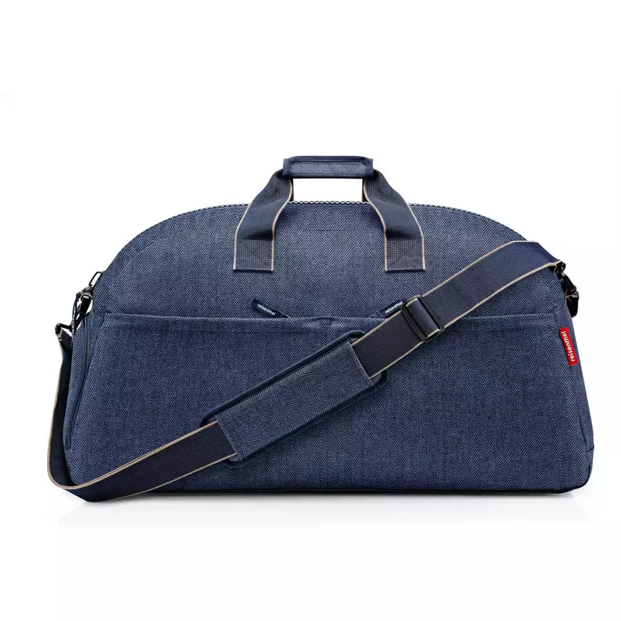 reisenthel travelling overnighter plus - Reisetasche herringbone dark blue