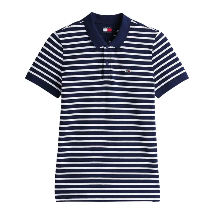 Tommy Hilfiger Slim Placket Flag Polo Heren