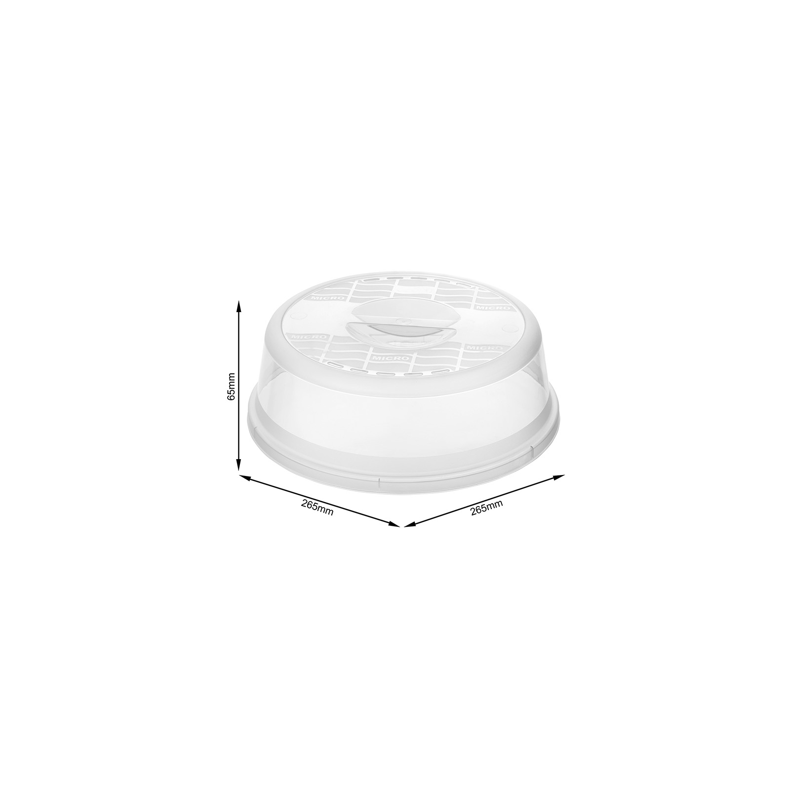 (Ø26.5cm) BASIC Mikrowellen Abdeckhaube Spritzschutz (1711390000)