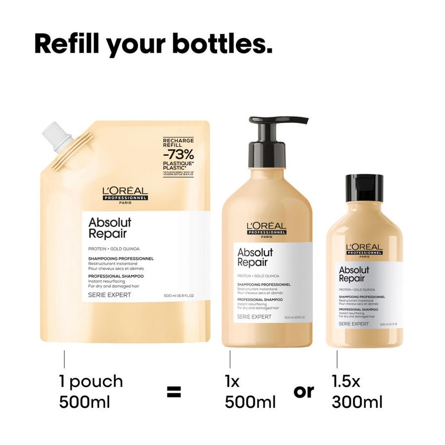 L'Oréal Professionnel Absolut Repair Gold Shampoo Refill 500ml