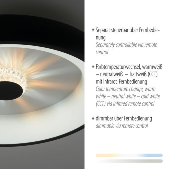 LED Wand- und Deckenleuchte Vertigo