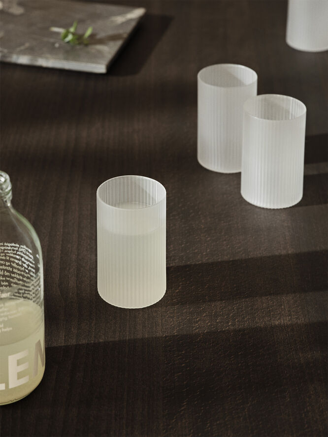 ferm LIVING Ripple Verrines - Set of 4 - Froste Frosted