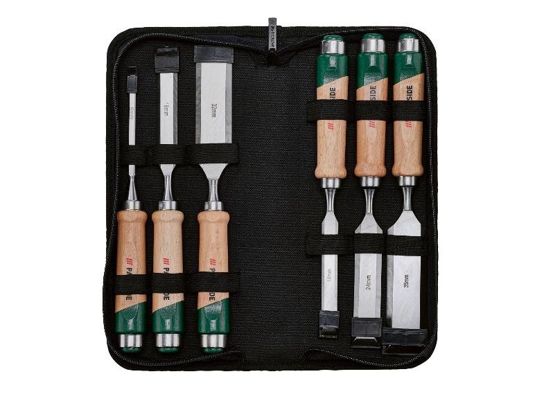 Set beitels, snijmesjes en set messen