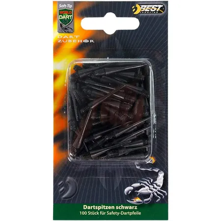 BEST Sporting Dart Kunststoff-Spitzen aus Nylon für Dartpfeil, 100 Stück