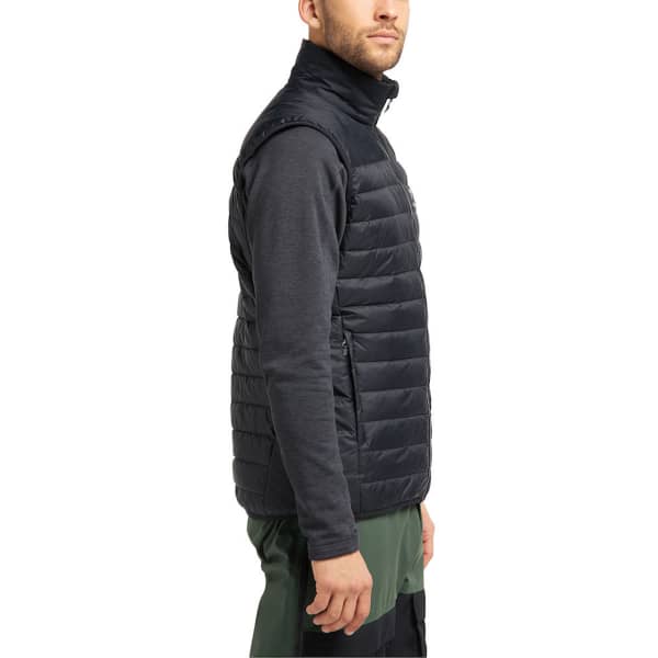 Doudoune randonnée HAGLÖFS SPIRE MIMIC VEST MEN TRUE BLACK