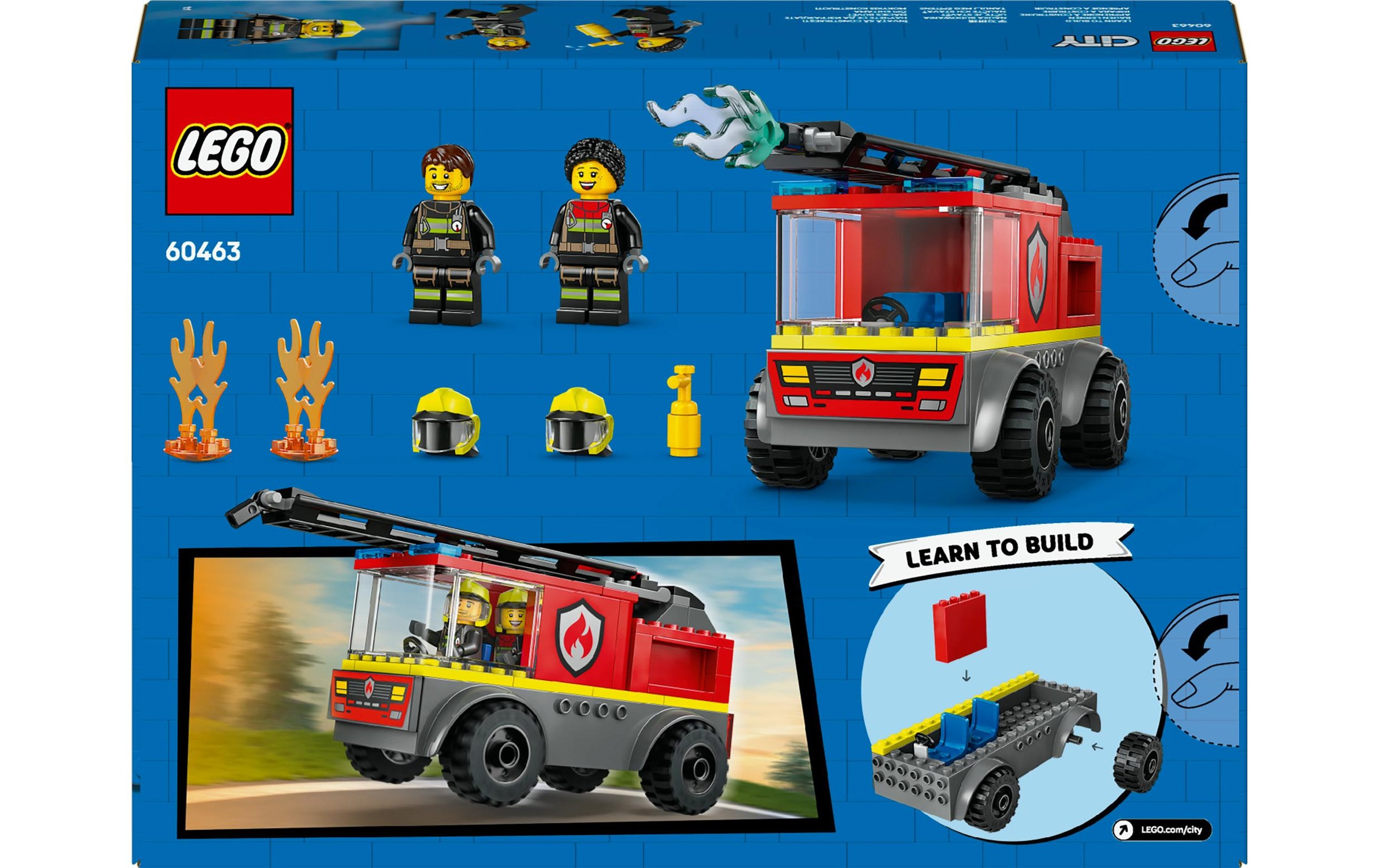 LEGO® Spielbausteine »City Feuerwehrleiterfahrzeug 60463«