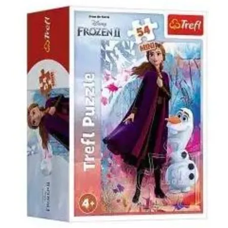 Trefl Mini Puzzle Die Eiskönigin 2 - Anna und Olaf, 54 Teile