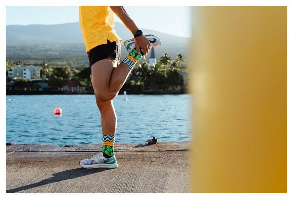 Chaussettes Triathlon Incylence Ultralight Kona V3 Noir/Multicolore