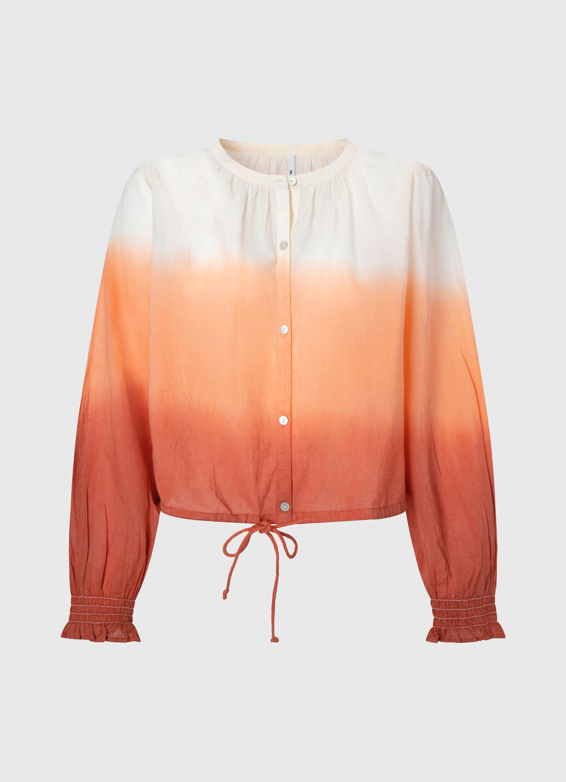 CAMISA COM BLOCOS DE CORES EM DEGRADÊ - multicolorida