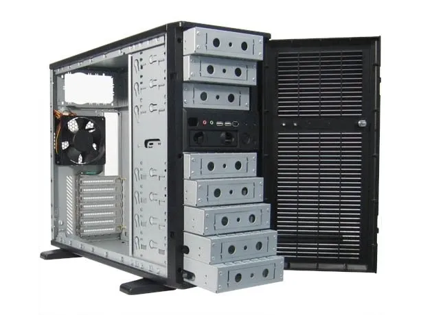 Chieftec UNC-210M-B - Rack-monterbar 2U - micro ATX - ingen strømforsyning - USB