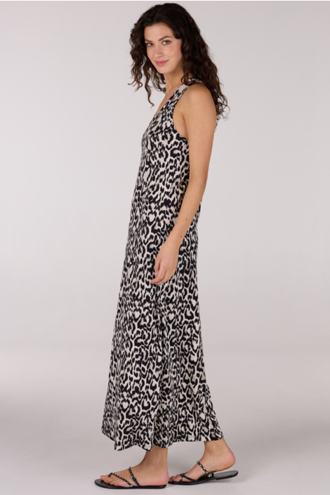 Juffrouw Jansen multi color dames jurk