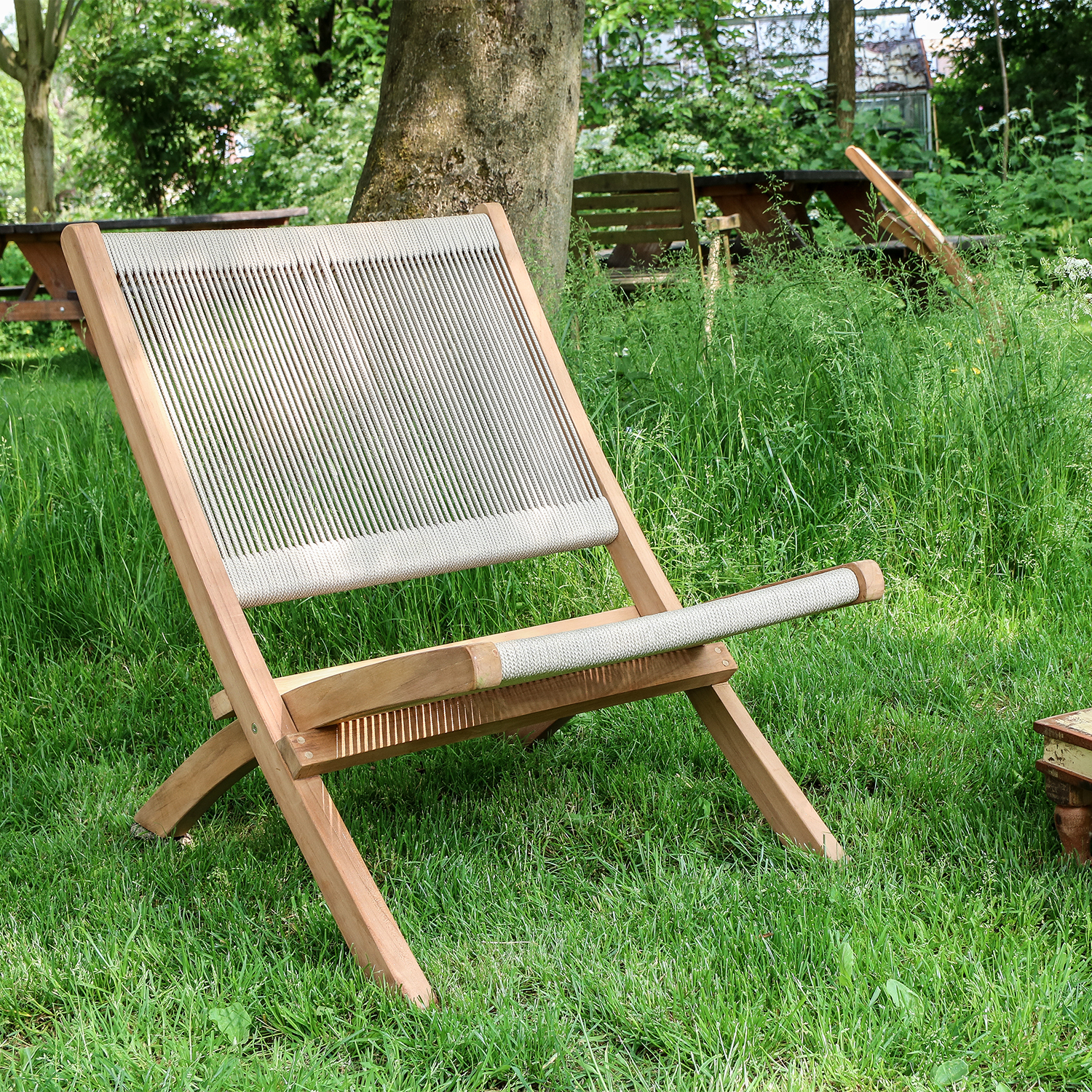 Loungestoel Rope naturel - STCO720A