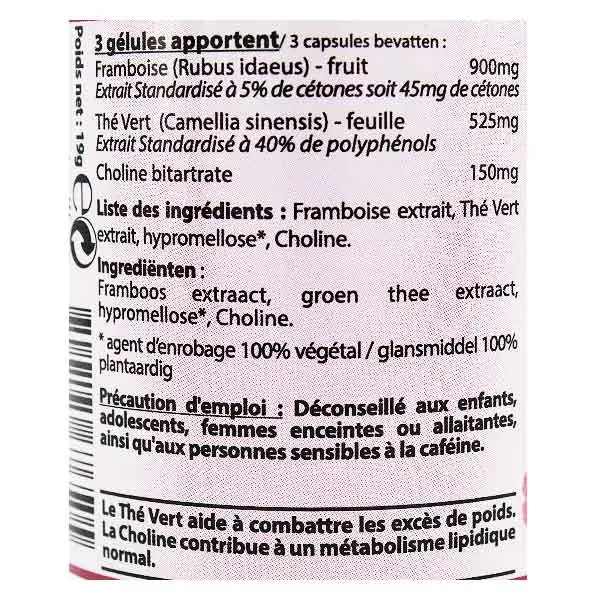 Vit'all+ Cetonas de Framboesa 30 cápsulas vegetais