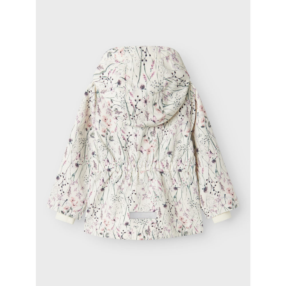 Køb Name It Whisper White Long Flower Maxi Li Jakke AOP