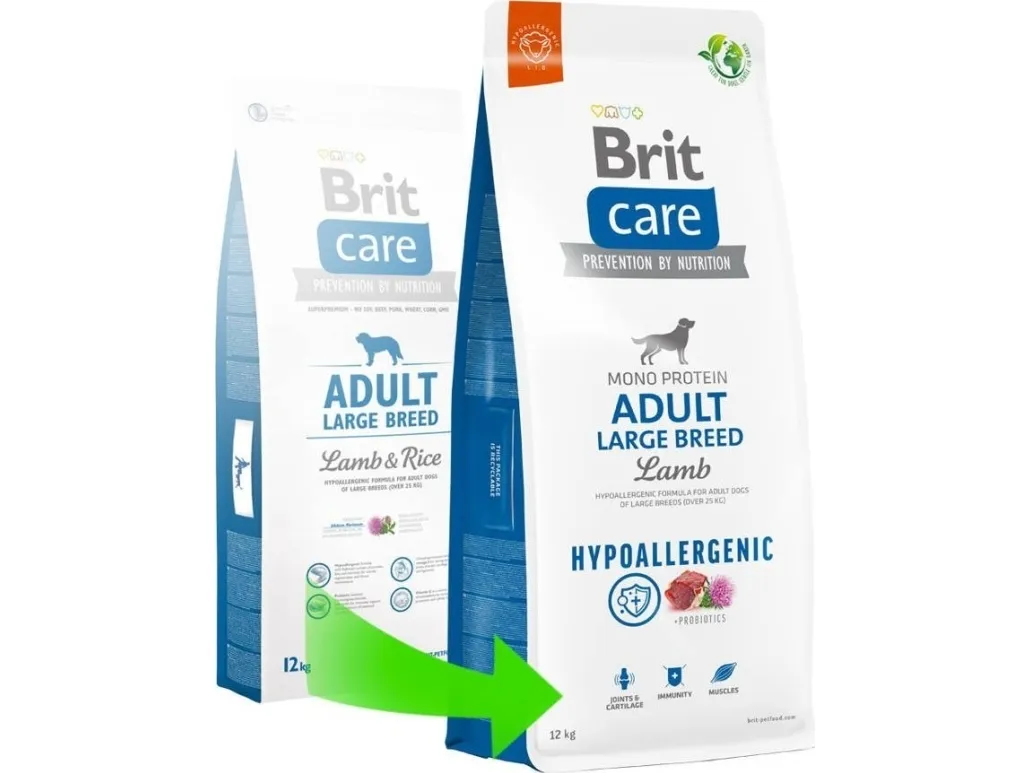 Brit Care Dog Hypoallergenic Adult Large Breed, Lamb, 12 kg