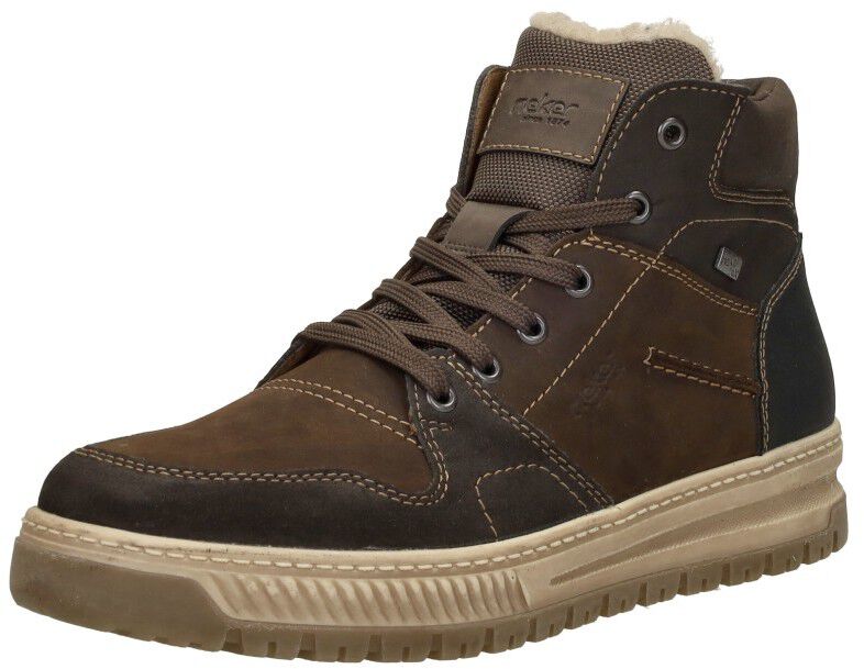 Rieker Veterschoenen Hoog donkerbruin