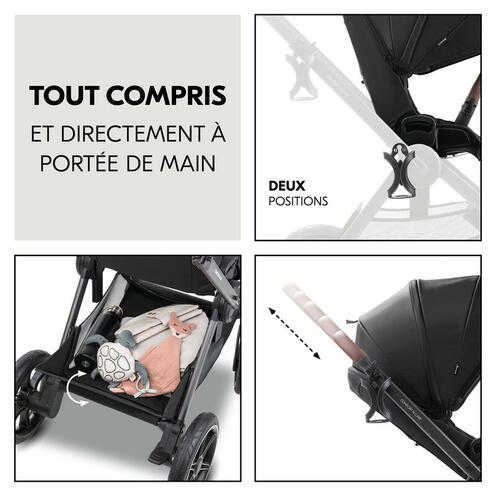Poussette DUO Comfort N Care Air - Mocha - HAUCK