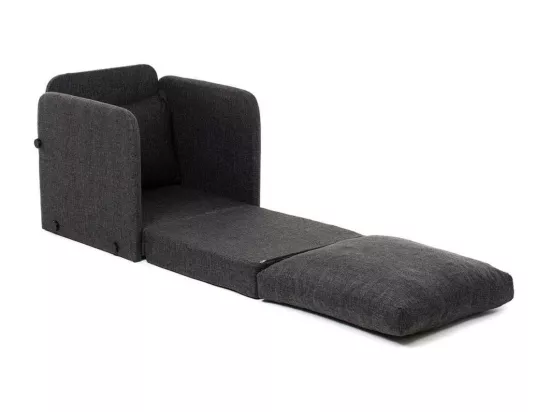 Fauteuil convertible en tissu Saga