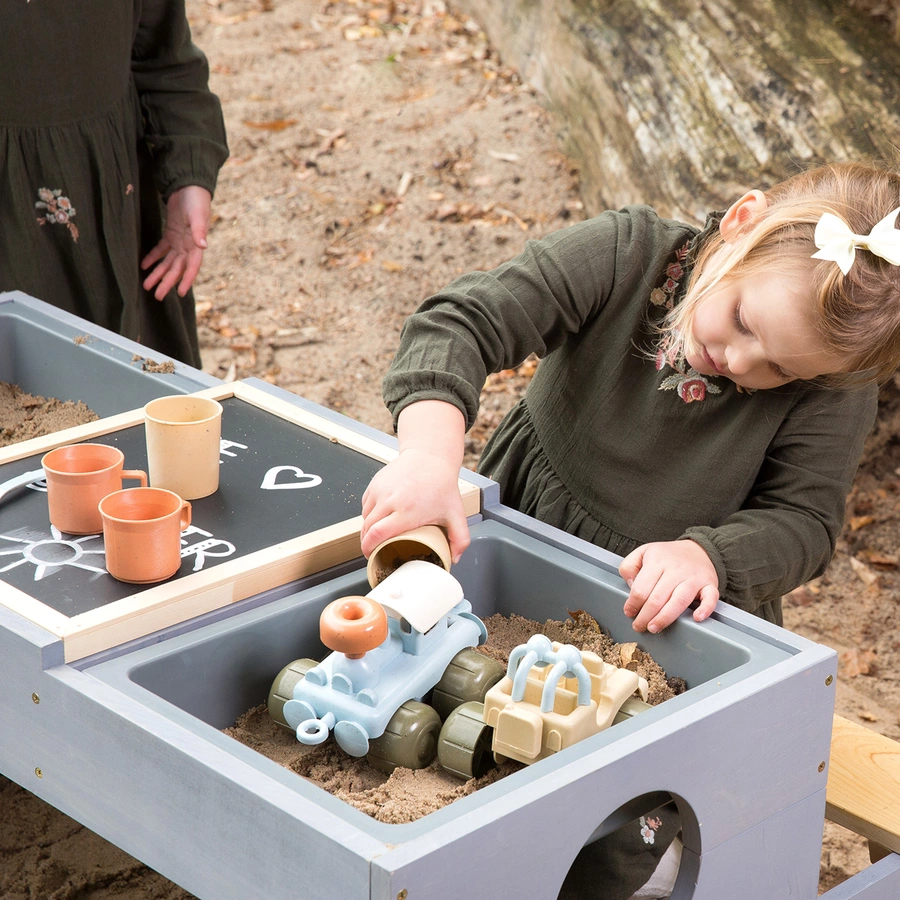 MUDDY BUDDY® Spieltisch Creator, natur-wolkengrau
