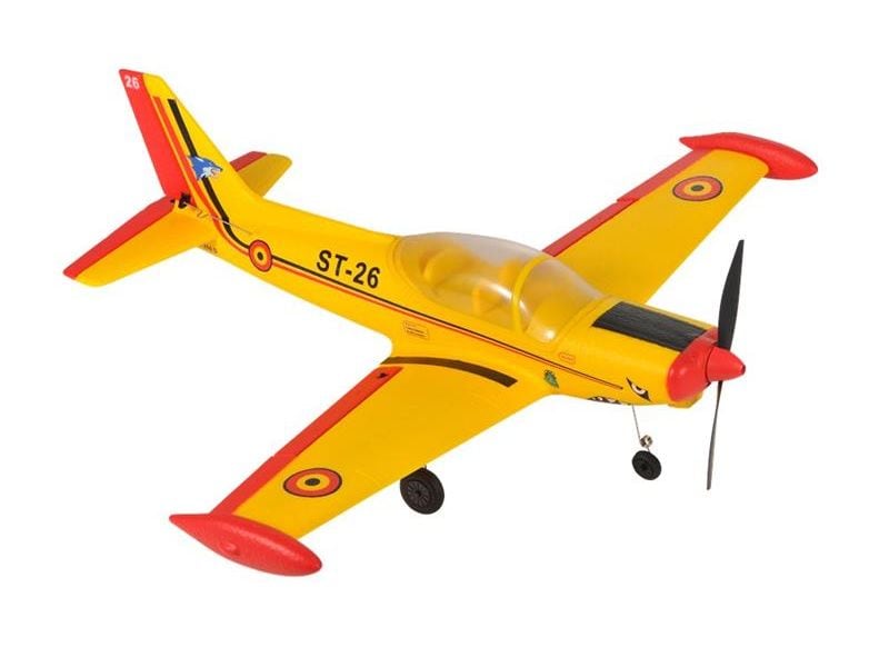 TOP-RC Warbird Mini SF260 450 mm, Gelb, RTF Kleines 4-Kanal RC-Flugzeug mit Gyro